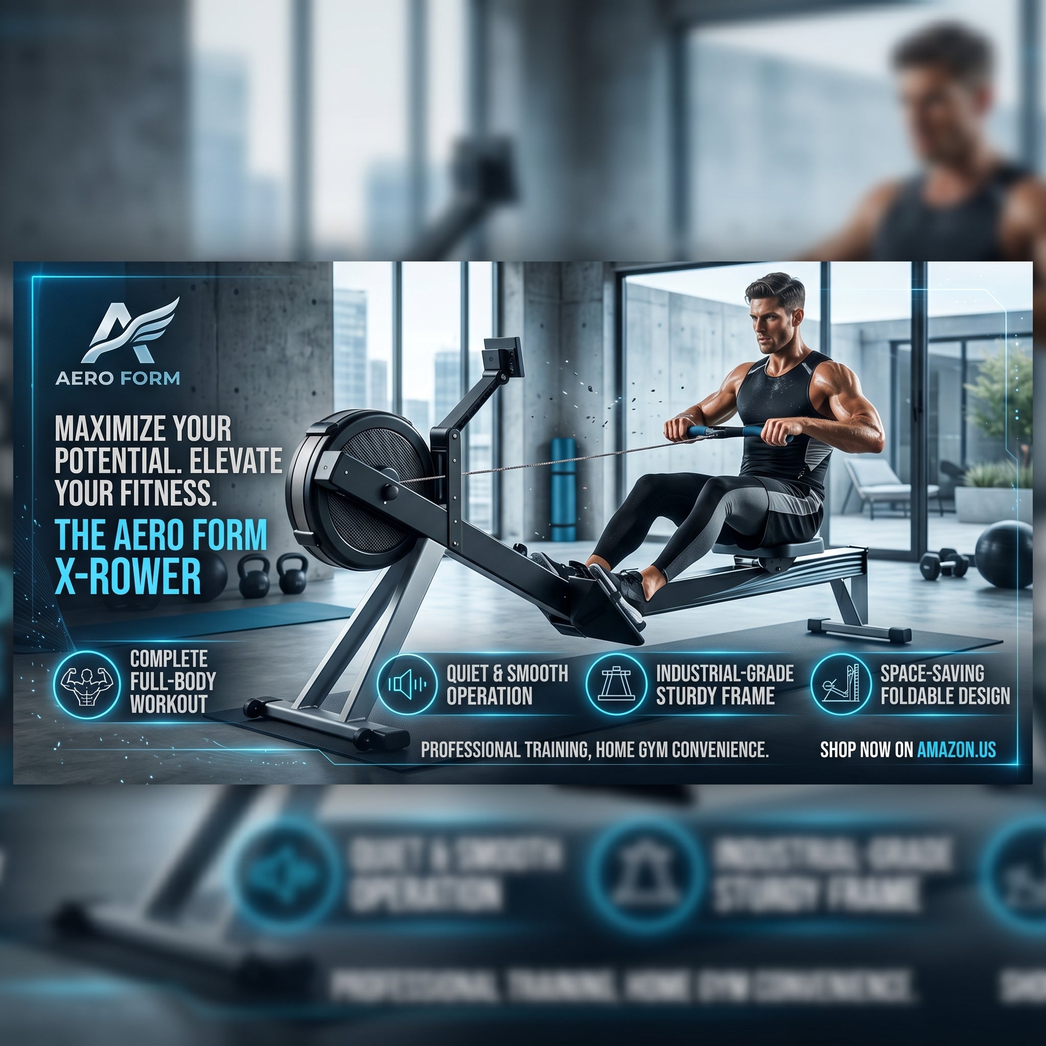 One Machine, Full Body Results | Home Rowing Machine